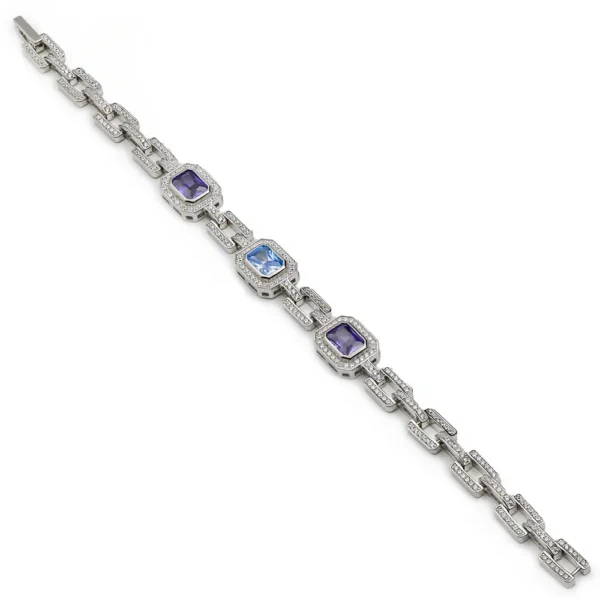 PULSERA PLATA LINEARGENT MUJER 19318-W-P
