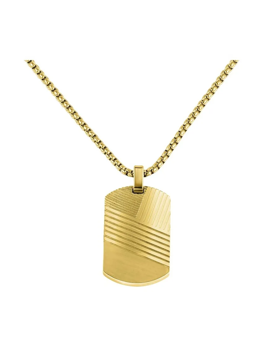 COLLAR ACERO LOTUS STYLE HOMBRE LS2639/1/2